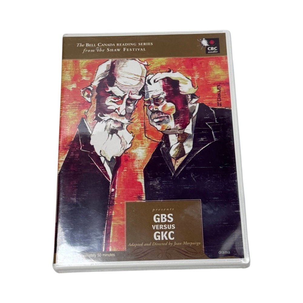 CBC Audio GBS Versus GKC DVD 2002 George Bernard Shaw Festival Drama New